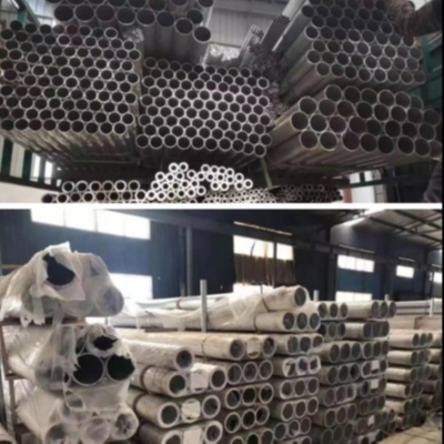 주문 6061 6063 알루니늄 합금 튜브 돌출성형 라운드 / 직사각형 610 밀리미터 online manufacture