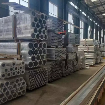 주문 6000 일련 양극화 알루니늄 합금 튜브 주문 제작된 벽 직사각형 배관 online manufacture
